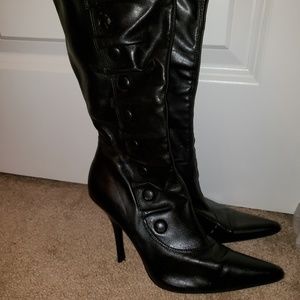 Black Leather Boots